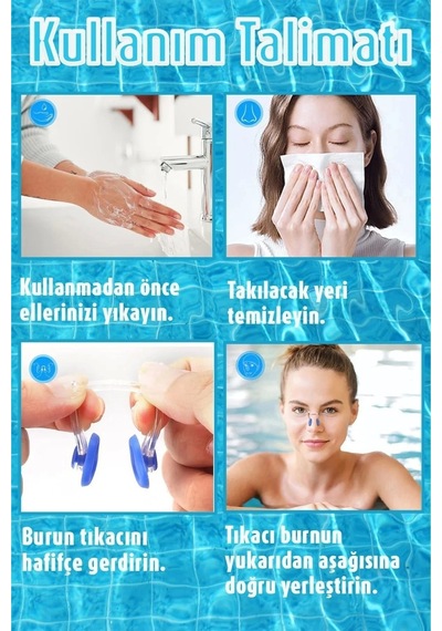 Profesyonel Elastik Silikon Kutulu Yüzme Dalış Uyku İçin Su Geçirmez Kulak Ve Burun Klipsi Tıkacı