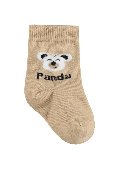 Civil Baby Panda 3'lü 6- Bebek Erkek Çorap Set Standart