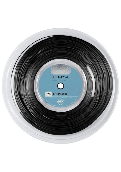 Luxilon 125 Alu Power 200 Metre Rulo Kordaj Reel Siyah Wr8307001125