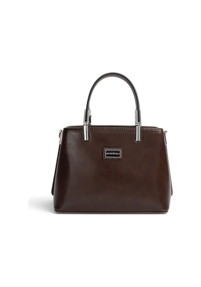 Silver & Polo Silver Polo Kahve - Kahve Düz Cilt Kadın El Çantası Sp987 Kahverengi