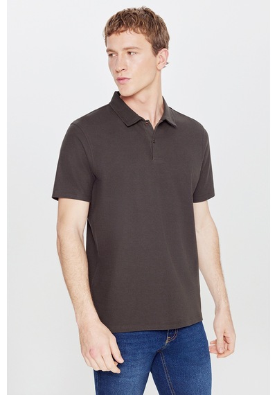 AC&Co / Altınyıldız Classics Erkek Acı Kahve %100 Pamuk Slim Fit Dar Kesim Polo Yaka Jakarlı Triko Tişört Acı Kahve AC&Co / Altınyıldız Classics Erkek Acı Kahve %100 Pamuk Slim Fit Dar Kesim Polo Yaka Jakarlı Triko Tişört Acı Kahve