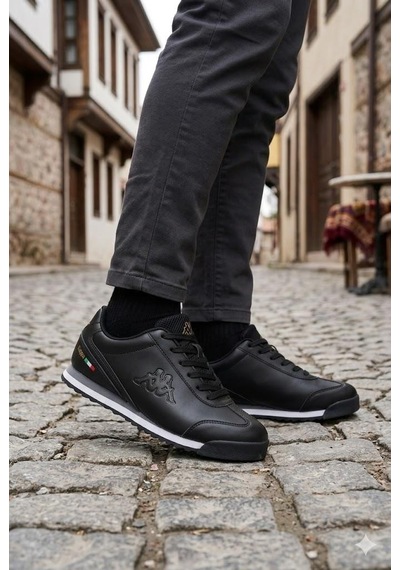 Kappa Kp-2072 Samana Rahat Orijinal Ürün Erkek Spor Sneaker Ayakkabı Siyah