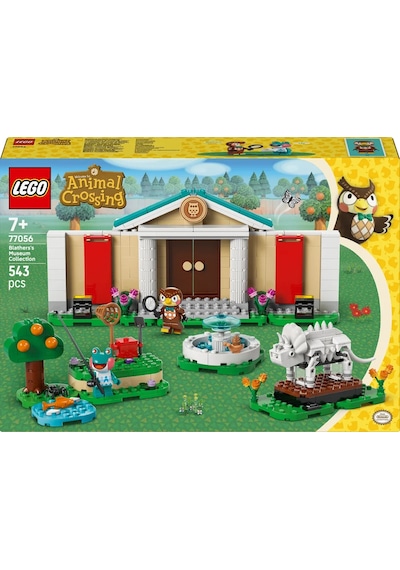 LEGO® Animal Crossing™ Blathers Müze Koleksiyonu 77056 - 7 Yaş ve Üzeri Çocuklar için Yaratıcı Oyuncak Yapım Seti (543 Parça)