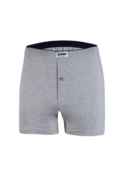 Yıldız Erkek Taşma Lastik Düz Renk Penye Boxer Short 43 001