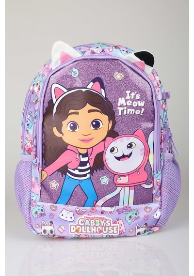 X Dekomus Lisanslı Gabby S Dollhouse Meow Magic Collection Anaokul Çantası,termoslu Beslenme Çantası Ve Kalem Çantası Seti Altın