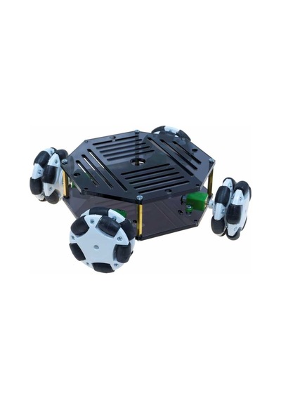 Robotistan Rex Chassis Serisi Cruise Omni Tekerlekli Mini Robot P