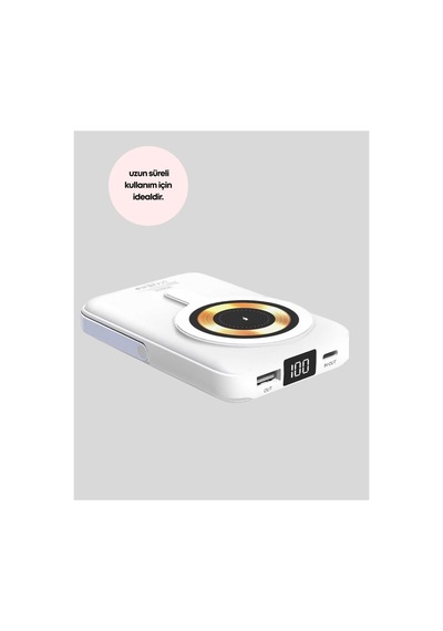Astraltech Çoklu Kablo Çıkışlı Taşınabilir Powerbank Kompakt Tasarım Çr