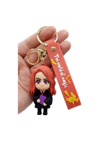 Dünyadan Hediyeler Harry Potter Ginny Weasley 3d Silikon Anahtarlık