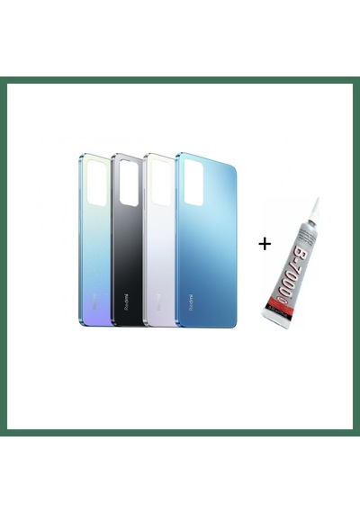En-cag Redmi Note 12 Pro Arka Batarya Pil Kapağı Siyah B Bss