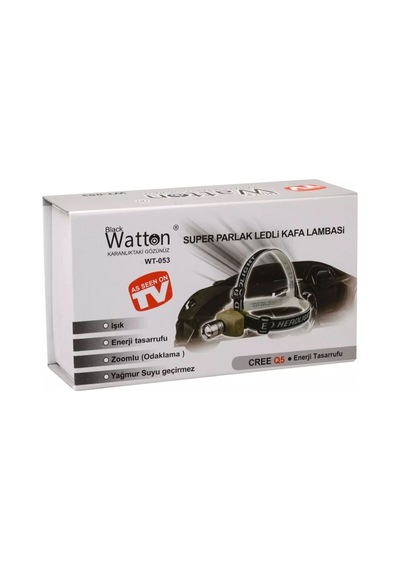 Süper Zoomlu Kafa Lambası Wt-053 Açık Kırmızı