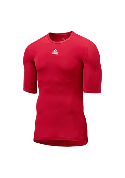 Adidas Techfit Climalite Slim Tişört Kırmızı Body
