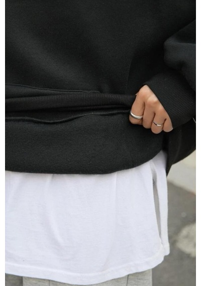 Lole Düz Basic Pamuklu Kapüşonlu Kadın Sweatshirt 001