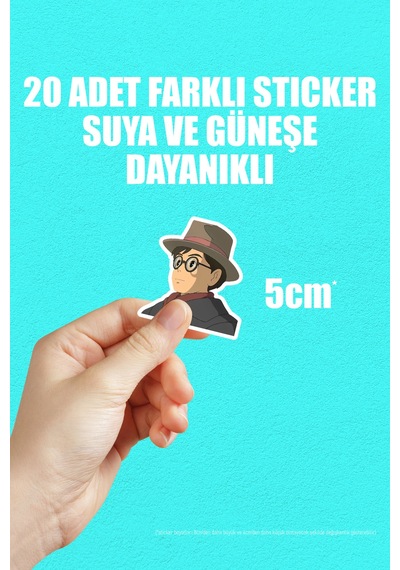 Rüzgar Yükseliyor The Wind Rises Anime Telefon Laptop Yapışkanlı Folyo Sticker Paketi 20 Adet Çok Renkli
