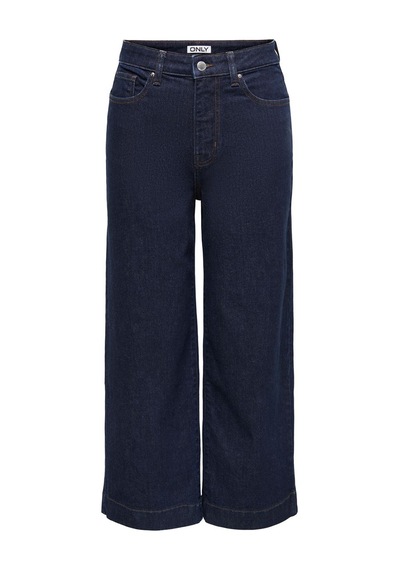 Only Onlregına Hw Wıde Crop Dnm Dıa215 Noos Kadın Mavi Denim Pantolon - 15358320