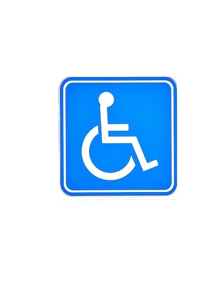 Engelli Araç Sticker - Ölçüler 10.5X10.5 (2 Adet))