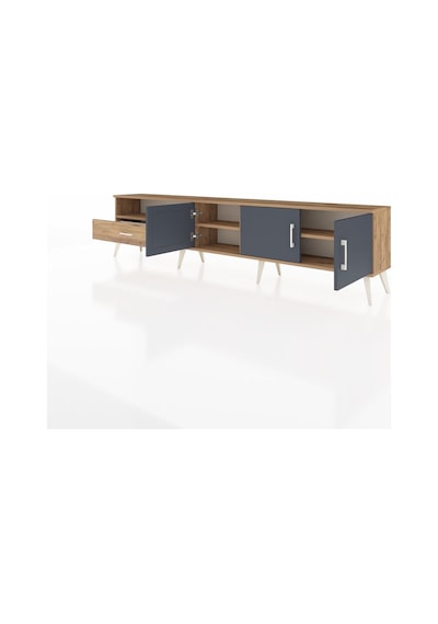 Arges Tv Ünitesi 3 Raflı Tek Çekmeceli 3 Kapaklı 220x30x51 Çam-antrasit/çam Antrasıt/atlas Çam - Atlas Çam Arges Tv Ünitesi 3 Raflı Tek Çekmeceli 3 Kapaklı 220x30x51 Çam-antrasit/çam Antrasıt/atlas Çam - Atlas Çam
