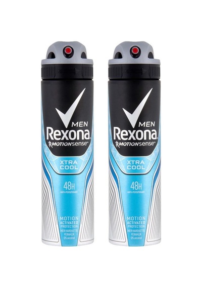Rexona Xtra Cool Erkek Sprey Deodorant 150 ML x 2
