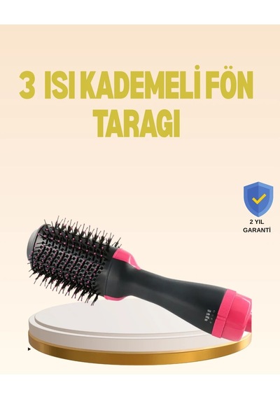 Ers 3 Isı Kademeli 1200w Saç Şekillendirme Fırçası.