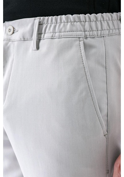 Efor Comfort Fit Yan Cep Beli Lastikli Esnek Pamuk Taş Jogger Pantolon P 1143 Taş