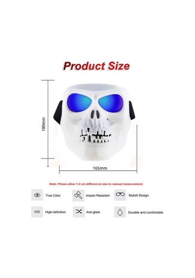 Forte Gt Tex 710 Jet Maske Bisiklet Motosiklet Kayak Çok Amaçlı Sarı Cam Aynalı Gözlük Çok Renkli