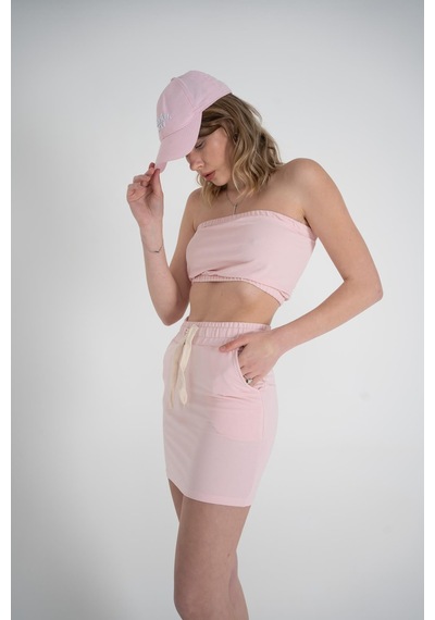 Holly Lolly Straplez Crop Toa Büstiyer Pembe Gül Kurusu Holly Lolly Straplez Crop Toa Büstiyer Pembe Gül Kurusu