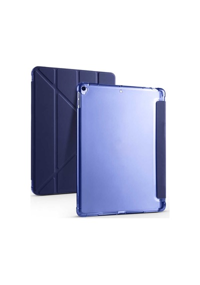 Apple İpad Pro 10.5 7.nesil Uyumlu Kalem Bölmeli Katlanabilir Kılıf Kapaklı Kılıf