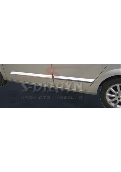 S-Dizayn  Opel Astra H Hb Krom Yan Kapı Çıtası 4 Prç 2004 Üzeri