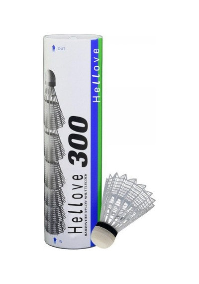 Badminton Topu 6 lı Set Beyaz Mantar Uçlu Bedminton Topu