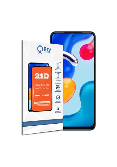 Xiaomi Redmi Note 11s ile Uyumlu Tam Kaplayan 21D Temperli Ekran Koruyucu Cam