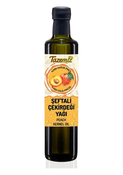 Şeftali Çekirdeği Yağı 500ml - Soğuk Sıkım