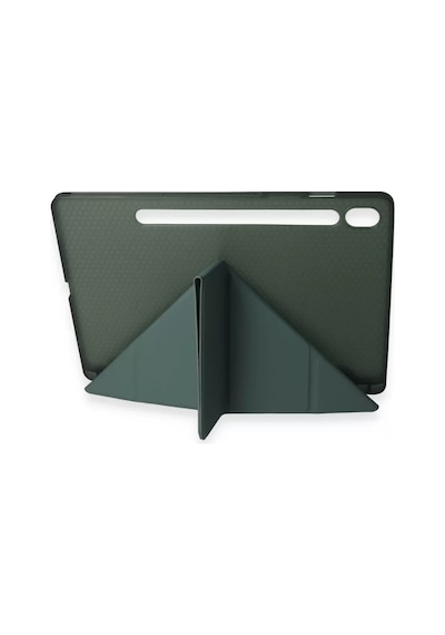 Newface Samsung Galaxy Tab A9 Plus Kılıf Kalemlikli Mars Tablet Kılıfı - Koyu Yeşil
