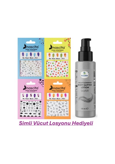 4 Lü Tırnak Sticker Seti - 01