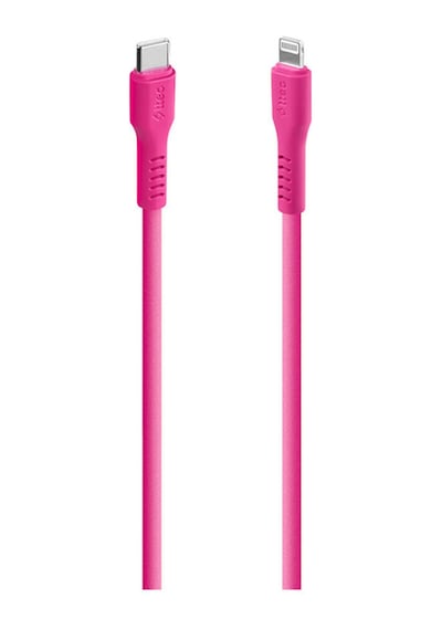 Ttec USB-C - Lightning Hızlı Şarj Kablosu 120 CM Neon Pembe