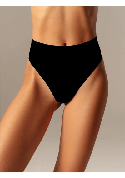Navelli Model Seamless Beli Lastikli Rahat Tanga Külot Siyah Renk Siyah