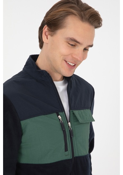 U.s. Polo Assn. Erkek Lacivert Hırka Örme 50309977-vr033 Lacıvert