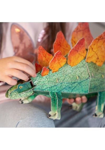 Sassi 3d Stegosaurus - Book And 3d Model