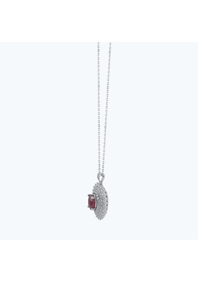 Altınbaş Pırlanta Yakut Oval Kolye Pehl015y14k-1