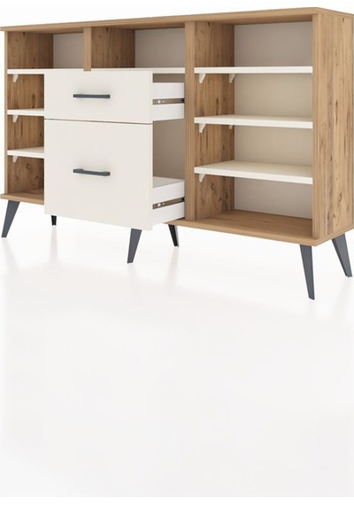 Arges Konsol 7 Raflı 2 Çekmeceli 132x30x83 Çam-aytaşı/aytaşı Aytaşı/aytaşı Arges Konsol 7 Raflı 2 Çekmeceli 132x30x83 Çam-aytaşı/aytaşı Aytaşı/aytaşı