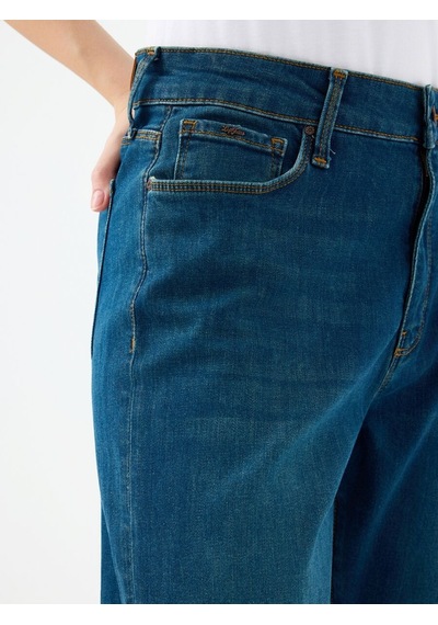 LOFT Flare Slim Fit Kadın Pantolon Lf2040537 Q1.v1 Denim