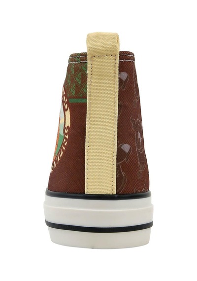Kadın Vegan Kahverengi High Sneakers - Camping Scooby Doo Tasarım Çok Renkli Kadın Vegan Kahverengi High Sneakers - Camping Scooby Doo Tasarım Çok Renkli