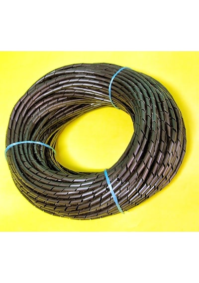 Kablo Düzenleyici Koruyucu Spiral Rulo No 4- 14 Mm Siyah 50 M