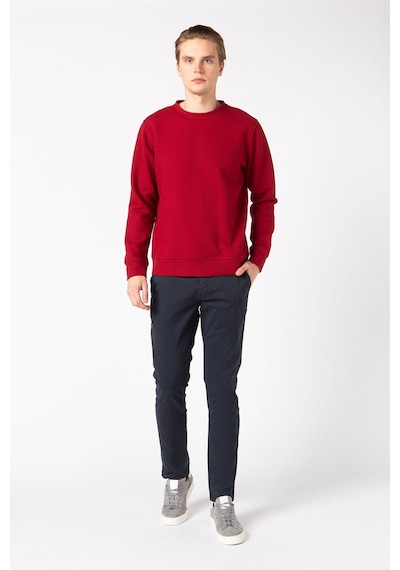 Vigoss Erkek Jakarlı Sweatshırt 62133-00377 Bordo