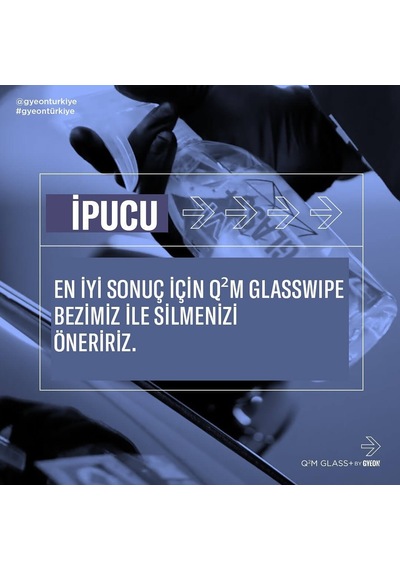 Gyeon Q²m Glass+ Plus Hidrofobik Yağmur Su Kaydırıcı Cam Temizley