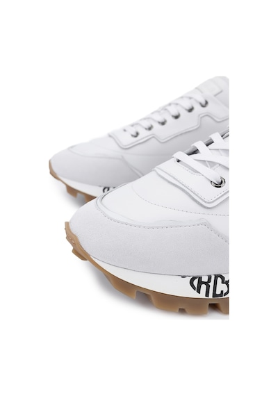 Roberto Cavalli Erkek Hakiki Deri Beyaz Sneakers & Spor Ayakkabı 780 29777 Erk Ayk Sk25-26 Neve Beyaz