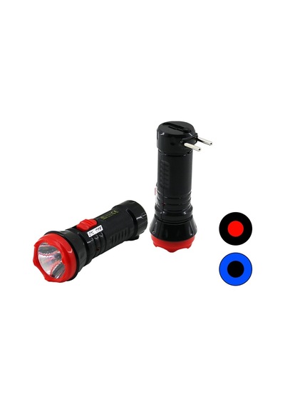 1w Tek Led Fiş Şarjlı El Feneri Uzun Mesafeli Bx40 Açık Ahşap