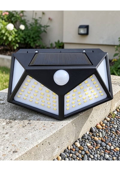 Solar Bahçe Lambası 100 Led Uczzyx100ledışık