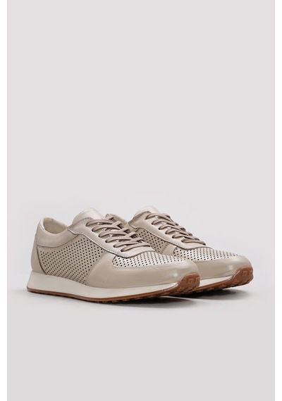 Fast Step Hakiki Deri Erkek Casual Ayakkabı 951ma557 Bej