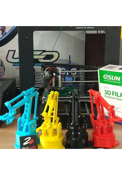 Arduino Robot Kol Kiti 4 Adet Servo ve Vidalar 2 Joystick