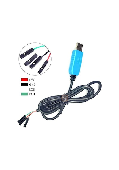 Pl2303 Ta Usb - Ttl Rs232 Seri Dönüştürücü Kablosu