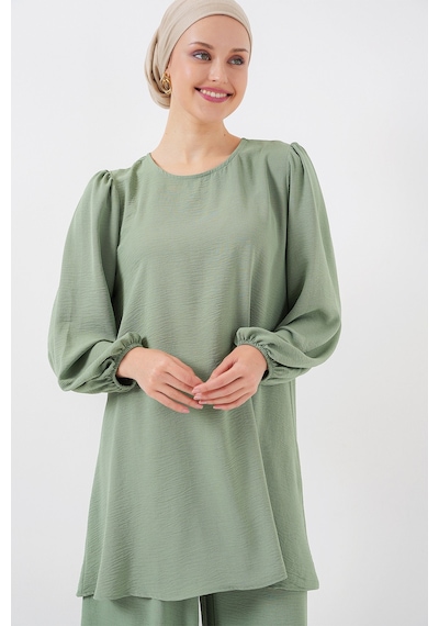Bigdart Ayrobin Tunik Pantolon Alt Üst Takım 6712 - Çağla